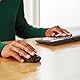 Amazon Basics Kabellose Computer-Maus mit USB-Nano-Empfänger, Schwarz