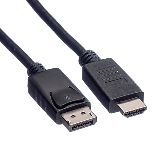 ROLINE GREEN DisplayPort Cable DP - HDTV, Video Cable, ST/ST, Black, 1 m - Image 3