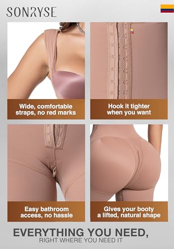Image of Sonryse Shapewear for women Fajas Colombianas Moldeadoras | Stage 2 Faja Control Shapewear after Tummy Tuck and Liposuction