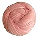 Chunky Yarn Super Chunky Yarn Arm Knitting Przędza Koc Masywny Rowing Alternatywna Przędza 500g Chunky Knit Koc (Kolor: Burgund) miękki