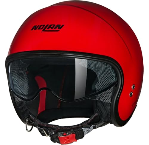Casque Moto Jet Nolan N21 Rouge Classico Taille S - 3