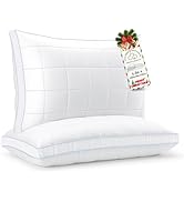 PlushHavenCloud 3-in-1 Adjustable Pillows Bed Pillow Queen Size Set of 2 - Luxury Hotel Collectio...