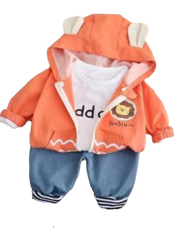 Ameeha kids wear T-Shirt Jacket & Jeans Clothing Sets for Boys and girls