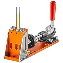 30 Pcs Pocket Hole Jig Kit Adjustable & Easy to Use Pocket Hole Jig System with Step Drills Wrenches Drill Stop Rings34 PCs with Case