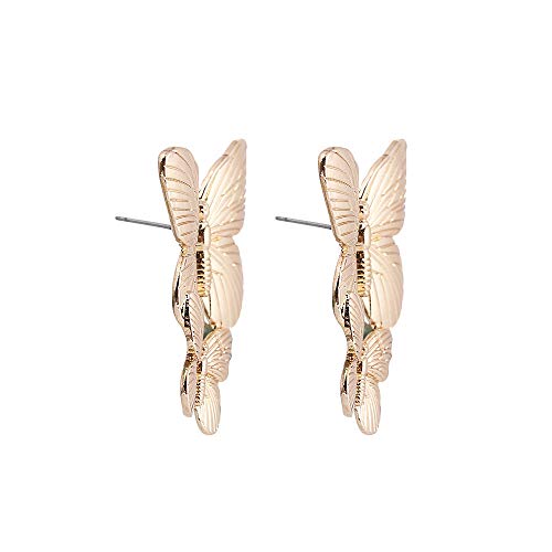 Fxmimior 2555 Bohemian Dainty Gold Big Butterfly Earrings Big Dainty Gold Drop Earrings Statement Charm Earring Body Jewelry thumb #3