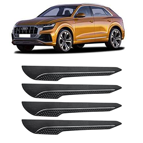 Image of AOSIS-Car Bumper Protector /Bumper Guard for Audi Q8 Flagship with Single Chrome Stripe (4-Pcs)