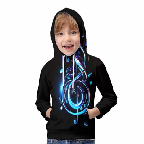 Sweat à capuche Cassette Audio 3D cadeau original pour ado de 13-15 ans look d'hiver - 5