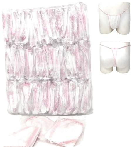 AQASKIN Lot de 100 Culottes Jetables en Tissu Non Tissé pour Femme - Pour Spa, Centre Bien-être,...