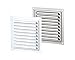 Produktbild 150x150mm METALL-LÜFTUNGSGITTER - Weiß, mit INSEKTENNETZ Ventilation Gitter Abluft/Zuluft Entlüftung Belüftung