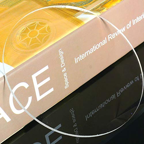 Image of MEYA 1 /12 inch Thickness Clear Acrylic Discs, 25PCS (Dia 0.5 inch)