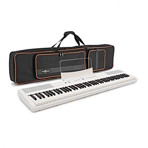 SDP-2 Piano Numérique with housse by Gear4music - Blanc