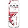 Rockstar Pure Zero Punched - 16 ounce (Pack of 16) and Stinger Pomegranate Passionfruit Energy Chews