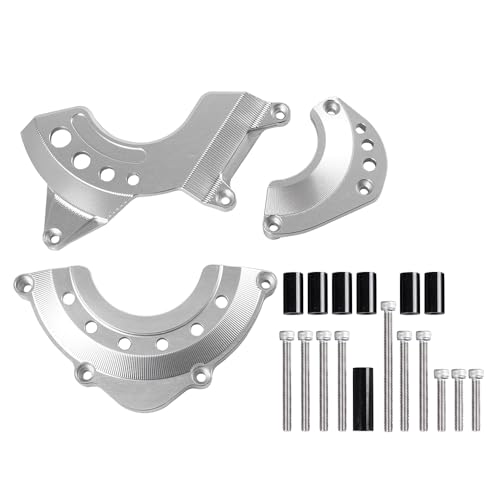 【GOLDFAUST】Z900RS エンジンガード エンジンスライダー カスタム パーツ カスタムパーツ ジェネレーターカバー パルサーガード フェアリング エンジンカバー ドレスアップ Z900RS ZR900K (銀)