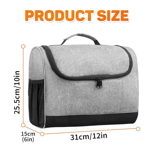 Portable Bartender Bag with Handle - Professional Bar Tool Organizer for Travel | Carrying Case for Cocktail Shaker, Mixing Tools, Accessories | Home, Outdoor, Patio Party Essential (Gray)2