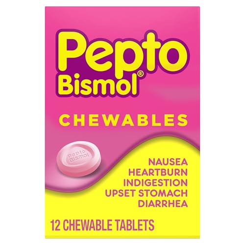 Pepto Bismol Chewable Tablets, Upset Stomach...