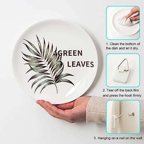 NA - 50 ganci adesivi invisibili, per piatti