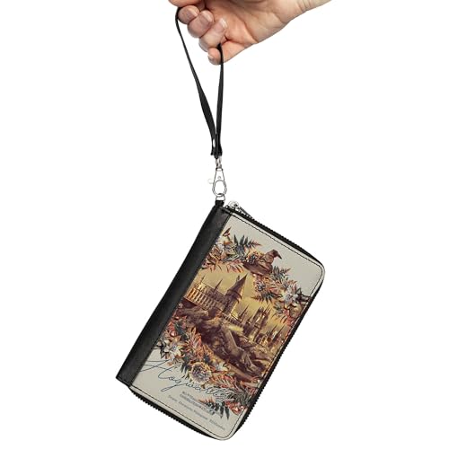 Buckle-Down Women's PU Zip Around Wallet Rectangle-Harry Potter, 7.5"x4.5"2