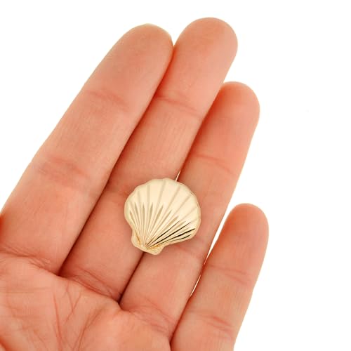 Image of Beach & Ocean Lapel Pins - Gold & Silver Sea Life, Nautical & Tropical Designs