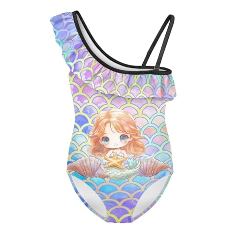 Image of Yzaoxia Girls One Piece Swimsuits Bathing Suit for Kids Swimwear 3-14Y