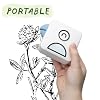 Poooliprint L1 Inkless Pocket Printer - Mini Phone Bluetooth Portable Poooli Thermal Printer for iOS + Android Print Sticky Photos, Labels, Notes, Lists for Journal, Blue