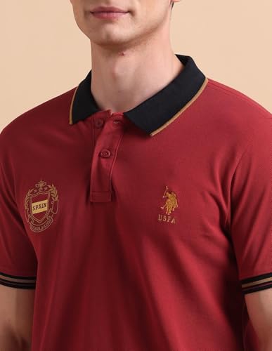 Image of U.s.Polo Association Men's Slim fit Iconic Number Polo Shirt