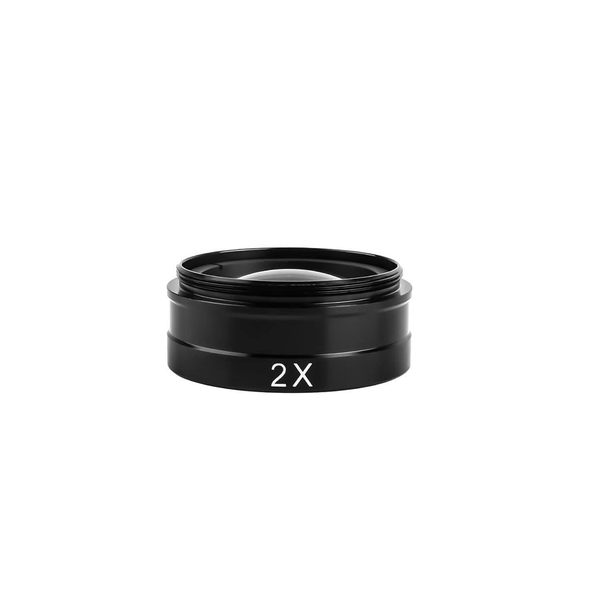 Microscope Microscope Auxiliary Lens Adjustable Zoom C-Mount Lens Magnification 130X 180X 360X Lab 0.3X 0.5X 0.75X 2X Objective For Industry Microscope Camera(2X Objective Lens)