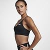NIKE-Womens-Pro-Indy-Sports-Bra Nike Women's Dri-Fit Indy Training Bra (Black, Small)