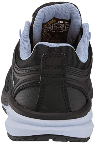 KEEN Utility Women's Vista Energy Low Sneakers Composite Toe ESD Work Shoes Construction, Hydrangea/Black, 9 Wide