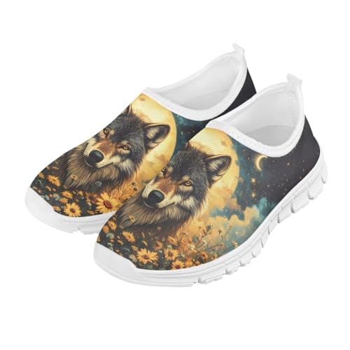 Stylish Slip On Flats Sneakers for Boys & Girls,Comfortable Athletic Shoes for Outdoor & Daily Wear,White Sole