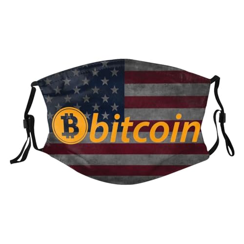 Bitcoin symbol Adult Dust Mask Adjustable Dust Face with 2 Filter54