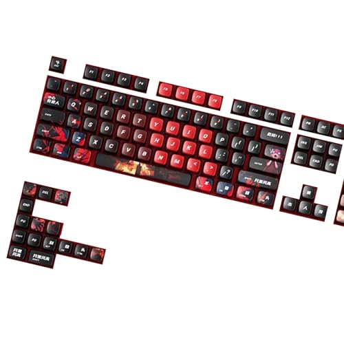 Sublimation durabilité confortable antidérapant set de 119 touches de clavier