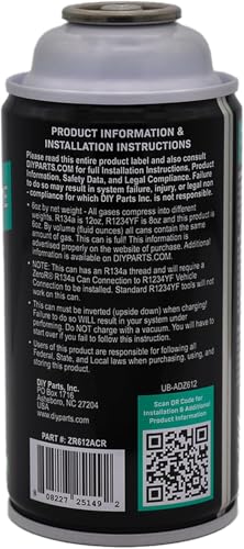 image for ZeroR AC Refrigerant R134a Replacement - Eco-Friendly, 100% Natural Hy