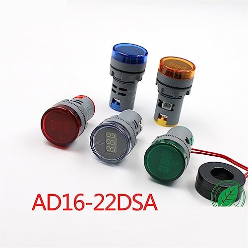 Jauge indicateur de courant alternatif ampèremètre voltmètre LED MOBYAT - 2