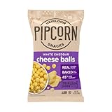 Pipsnacks Heirloom White Cheddar Cheese Balls, 4.5 Oz