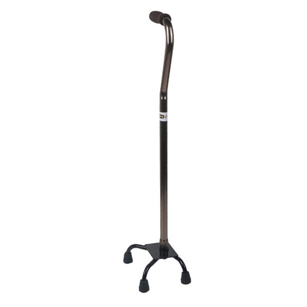 Bastón cuádruple, bastón de Cuatro Patas para Ancianos, bastón de Cuatro Esquinas para discapacitados, Andador Antideslizante de aleación de Aluminio telescópico, muletas Times