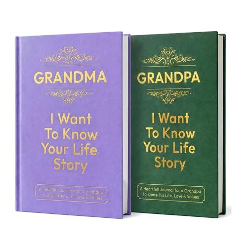 Journal d'histoire de grand-père et grand-mère pour transmettre vos plus beaux souvenirs d'enfance