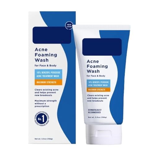 Acne Foaming Wash Acne Foam,Acne Cleansing Foam,Deep Pore Cleaning,Anti-Blemish Facial Cleanser for Normal,Oily and Acne Prone Skin
