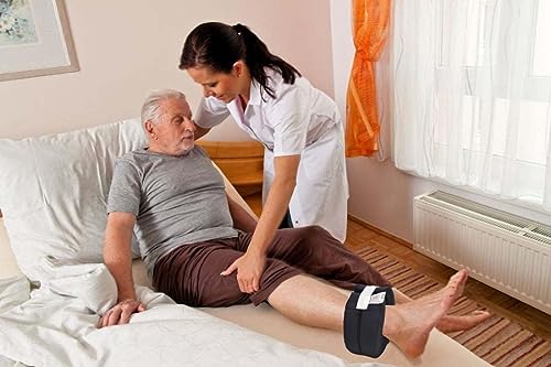 OrtoPrime 2 Runde Antidekubitus-Fersenschoner - Wasserdichte Fersenpolster - Regulierbarer Fersenschutz - Ergonomische Dekubituskissen - Orthopädische Fersenschutzpolsterung für Ellbogen und Füꞵ