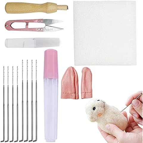 Voiakiu Felting Kits for Beginners Adult | Handmade Felt Needle Set | Needle Wool Felting Tools Kit with Scissors and Awl for Felted Animal Making, Gift for DIY Lovers Cover
