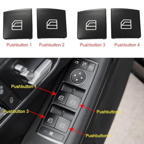 Interrupteur vitre bouton commande puissance levage de vitre voiture W204 W212 - 5