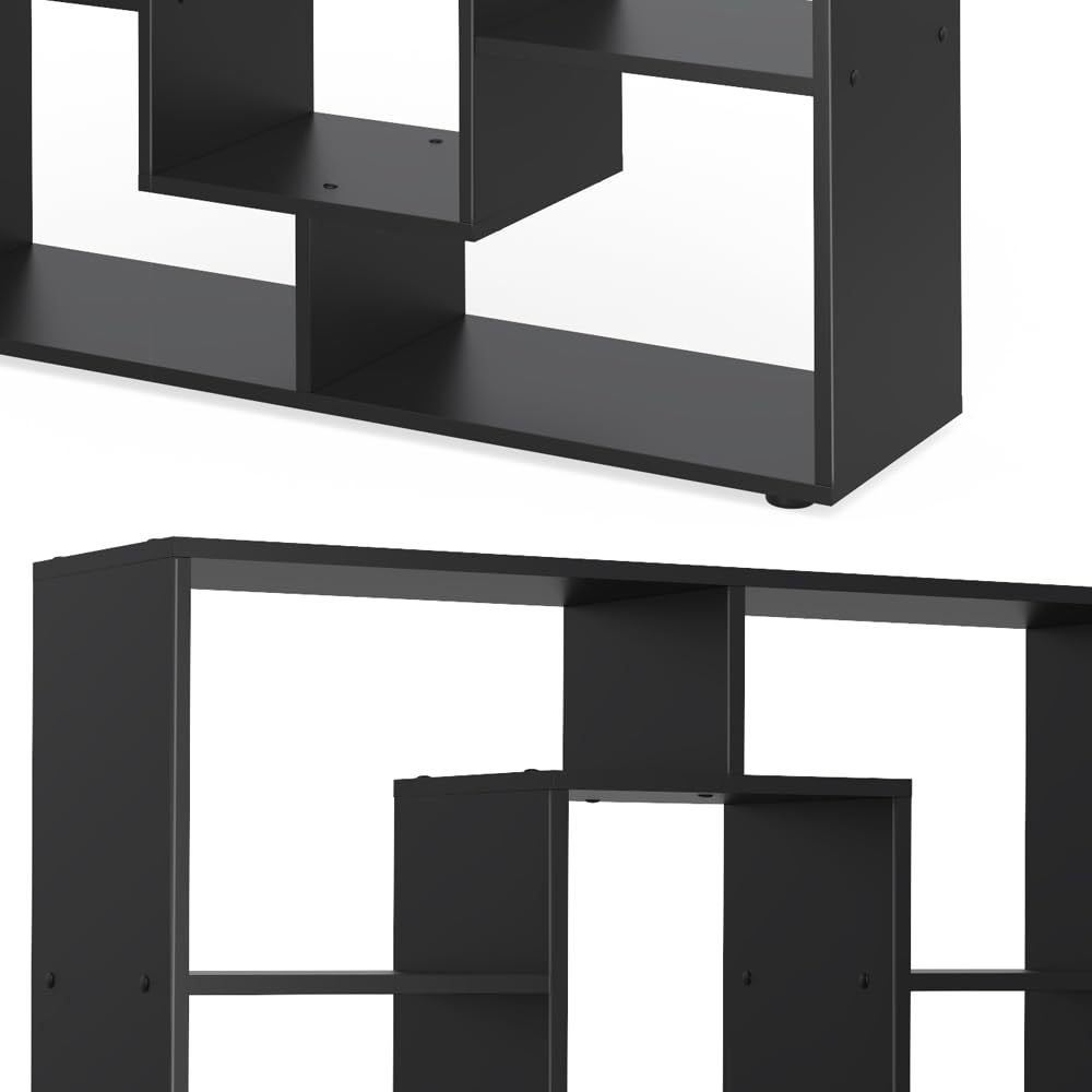Vicco meuble de rangement cube , Noir, 103.9 x 143 cm - Maison