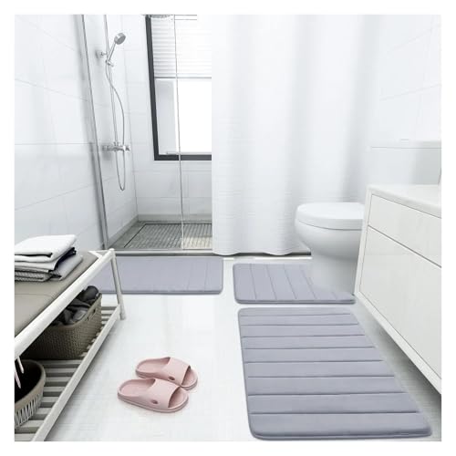 Tapis de bain absorbant en mousse pour une sortie de douche douce - 3