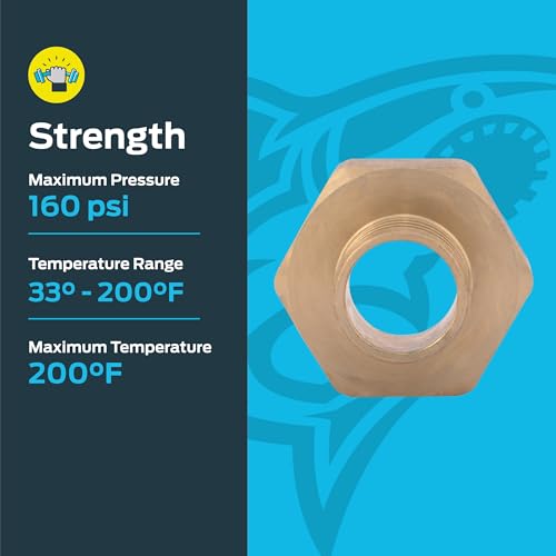 Image of SharkBite 3 /4 Inch Crimp Female Adapter, Pack of 25, Brass Plumbing Fitting, PEX Pipe, PE-RT, UC088LF