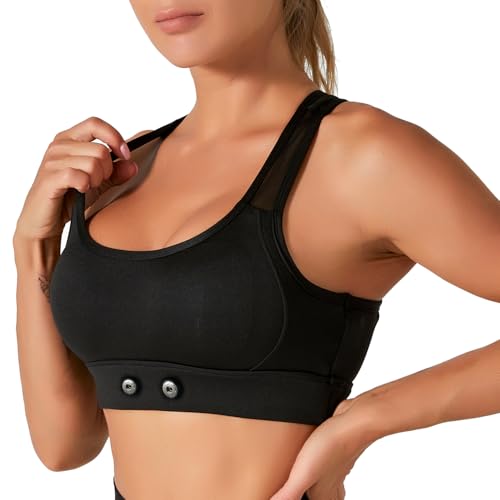 HRM Sports Bra Compatible with Magene Polar Garmin Tickr Wahoo Coospo- Heart Rate Monitor Sports Bra - Main Image
