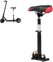 XPJBKC Elektromos Roller Ülés Xiaomi M365 Ninebothoz - Állítható Magasság 42-65 cm, Alumínium Váz, Rugós Felfüggesztés, Fekete 1