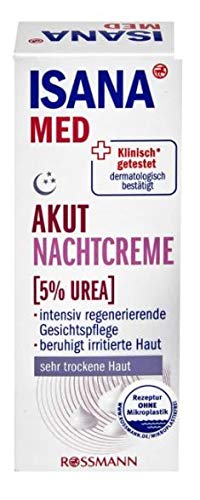 Crema de noche aguda (con 5 % de urea), para una regeneración intensiva y una piel notablemente más suave, alivia el picor causado por la piel seca, 50 ml Cover