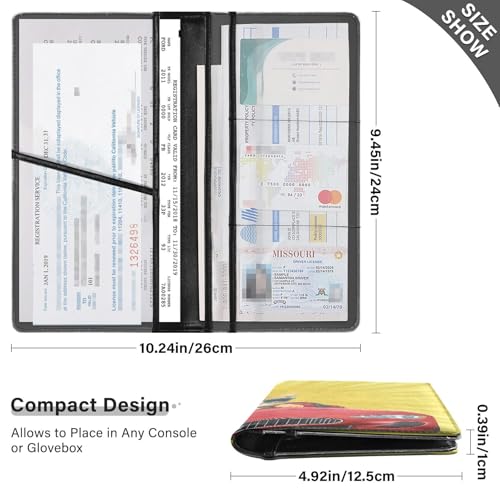 Organizador para Auto cuero Slim miniatura 3