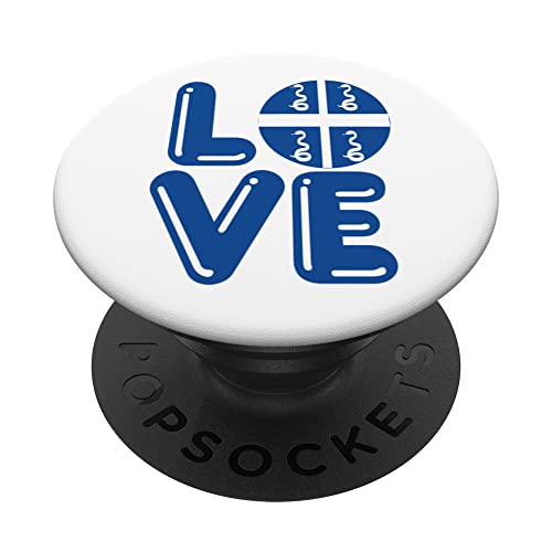 LOVE - Martinique PopSockets PopGrip Interchangeable Cover