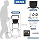 JAOGAUS Aufstehhilfe Toilette, Gehhilfe für Senioren, Aufstehhilfe Bett Höhenverstellbar 76-91 cm (mit Smart Sensor-Licht + Aufbewahrungstasche), Stehhilfe für Sofa/Treppen