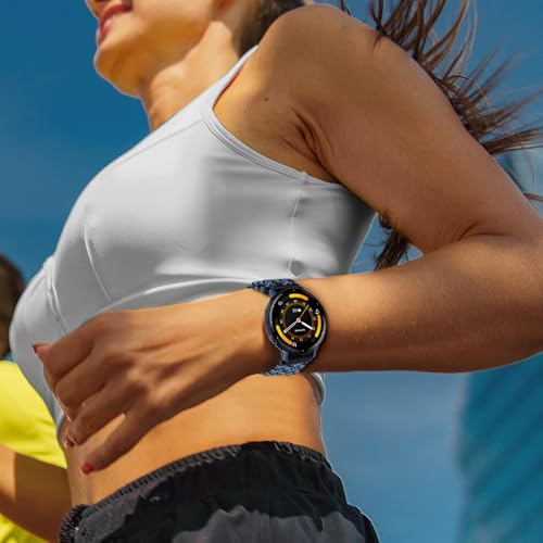 Correa trenzada magnética 22mm compatible Garmin Vivoactive 4 miniatura 5